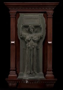 Amor Caritas, modelliert 1898, gegossen nach 1898 von Augustus Saint Gaudens