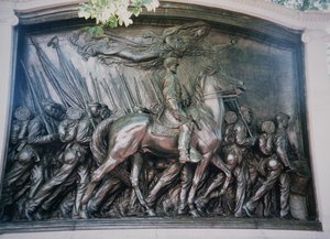 Das Robert Gould Shaw (1837-63) Denkmal für das afroamerikanische 54. Massachusetts Regiment von Augustus Saint Gaudens