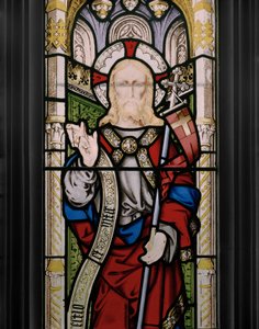 Christus segnet (Detail) von Augustus Welby Northmore Pugin