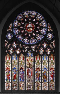 Kreuzigung mit Heiligen von Augustus Welby Northmore Pugin