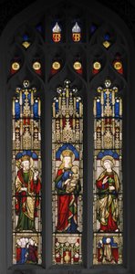 Edward der Bekenner, Jungfrau und Kind, und St. Johannes der Evangelist