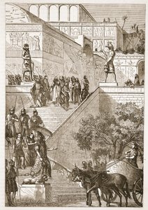 Der Palast von Kouyunjik, restauriert von Austen Henry Layard