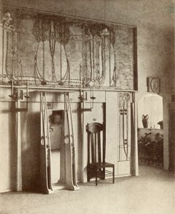 Der Mackintosh-Ausstellungsraum, 8. Wiener Secession, 1900 von Austrian Photographer