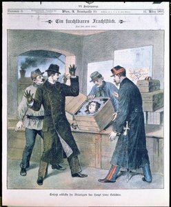 Eine schreckliche Ladung, Titelseite der Illustrierten Zeitung, März 1897 von Austrian School