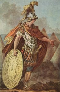 Achilles nach dem Tod von Patroklos