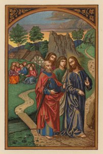 Jesus verlässt den Ölberg von Austrian School