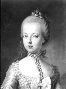 Porträt von Marie-Antoinette (1755-93) von Habsburg-Lothringen, ca. 1771 von Austrian School