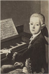 Porträt von Wolfgang Amadeus Mozart von Austrian School