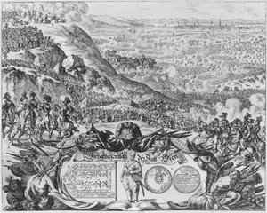 Die Belagerung von Wien 1683, um 1783 von Austrian School