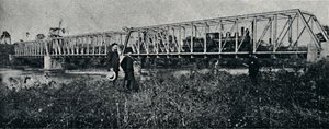 Ponte da E. F. Mogyana über den Rio Pardo, 1895