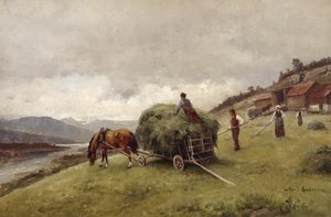 Heu fahren