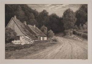 Bondehus ved skoven