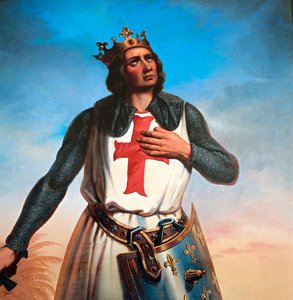 Porträt von Ludwig IX., König von Frankreich, genannt Sankt Ludwig
