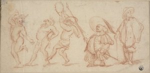 Karnevalsfiguren von Baccio del Bianco