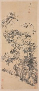 Landschaft nach Guo Zhongshu von Bada Shanren