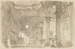 Ansicht der Kapelle der Madonna de