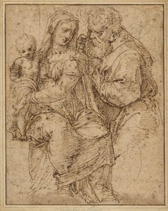 Die Heilige Familie von Baldassare Peruzzi