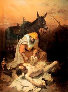Der Samariter des Evangeliums 1851 von Baldassare Verazzi