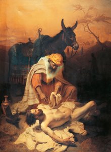 Das Gleichnis vom barmherzigen Samariter von Baldassare Verazzi
