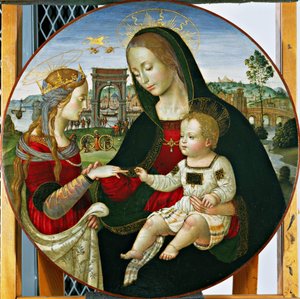 Die mystische Hochzeit der hl. Katharina, 1502-03