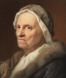 Bildnis einer alten Frau im Pelz von Balthasar Denner