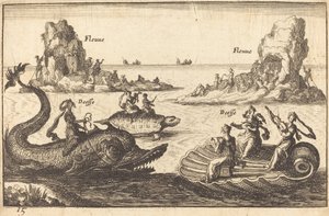 Göttinnen am Fluss von Balthasar Moncornet after Remigio Cantagallina