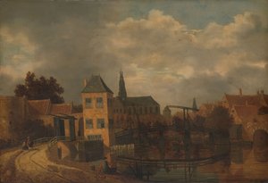 Blick auf die Stadt Haarlem von Balthasar van der Veen