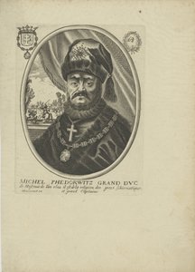 Porträt des Zaren Michail I. Fjodorowitsch von Russland 1596-1645, um 1640-1650