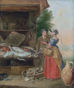 Fischhändlerstand von Balthazar Nebot