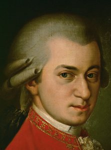 Wolfgang Amadeus Mozart (Öl auf Leinwand)