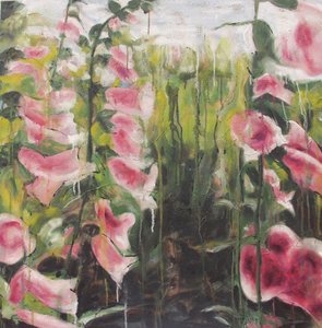 Lebendige Gartenblüten