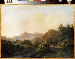 Landschaft mit Weg