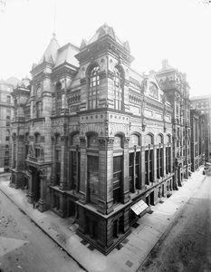 Chicago Board of Trade, Chicago, Illinois, USA, ca. 1900 (s/w Foto)