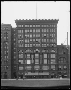 Kunstgebäude, Chicago, Illinois, USA, ca. 1903 (s/w Foto) von Barnes and Crosby