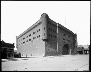 First Regiment Armory, Chicago, Illinois, USA, ca. 1891 (s/w Foto)