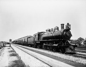 Pennsylvania Limited Zug, Chicago, Illinois, USA, ca. 1908