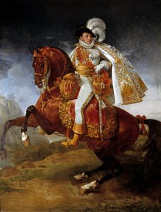 Reiterporträt von Jerome Bonaparte (1784-1860), König von Westphalen von Baron Antoine Jean Gros