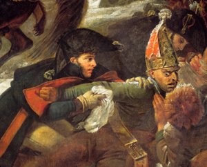 Napoleon I. auf dem Schlachtfeld von Eylau, 9. Februar 1807 (Detail) von Baron Antoine Jean Gros