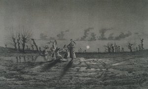 Die Lavandières oder die Nachtwäscherinnen, Illustration für Legendes Rustiques von George Sand (1804-76) 1858