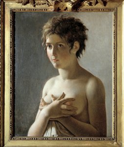 Porträt eines Mädchens im Brustbild von Baron Pierre Narcisse Guerin