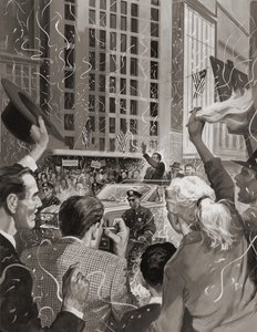 Richard Nixon zum Präsidenten der Vereinigten Staaten gewählt