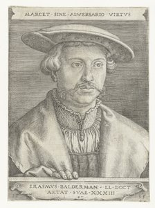 Porträt von Erasmus Balderman von Barthel Beham