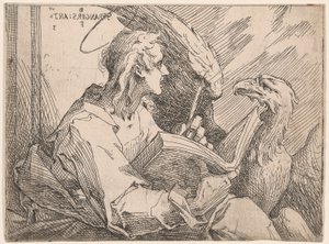St. Johannes der Evangelist von Bartholomaeus Spranger