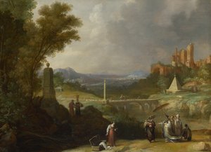 Das Auffinden des Säuglings Moses durch die Tochter des Pharao, 1636