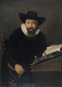 Porträt eines unbekannten Mannes, wahrscheinlich ein protestantischer Pfarrer von Bartholomeus van der Helst