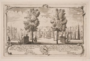 Blågård außerhalb von Nørreport von Bartholomæus Roque