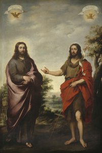 Johannes der Täufer zeigt auf Christus, ca. 1655