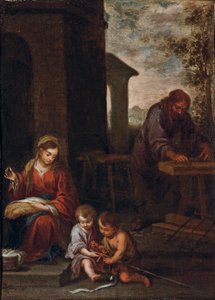 Die Heilige Familie mit dem kleinen Johannes dem Täufer, 1660-70