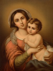 Madonna mit dem Kind von Bartolome Esteban after Murillo
