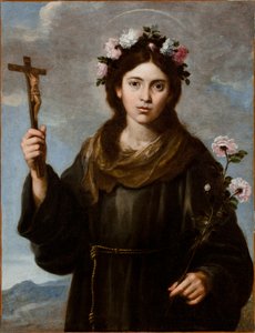 Die heilige Rosa von Viterbo (1233-51) von Bartolome Esteban school of Murillo